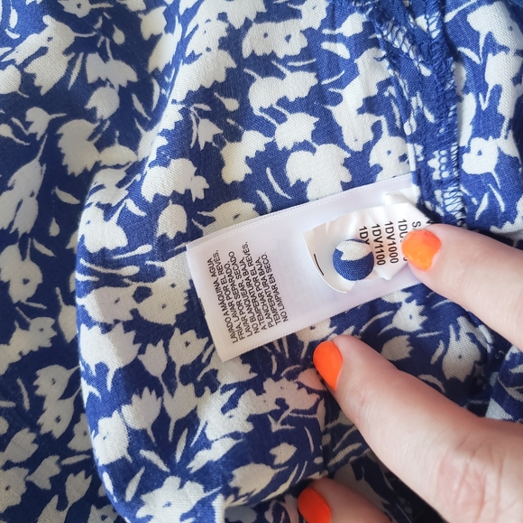 Lucky brand Blue Floral Blouse - Picture 7 of 9